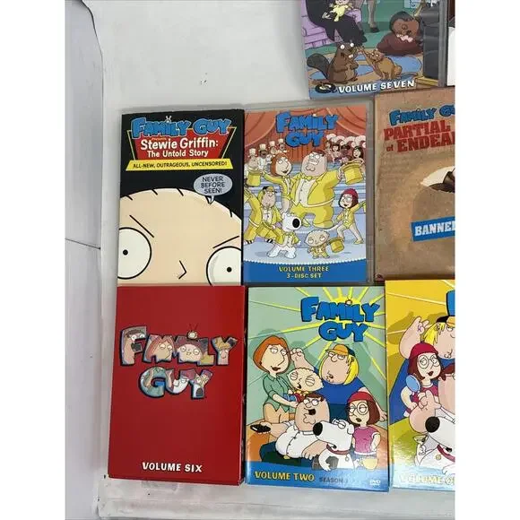 Family guy Volume 1-8 Untold Story It’s A Trap Blue Harvest dark Side Endearment